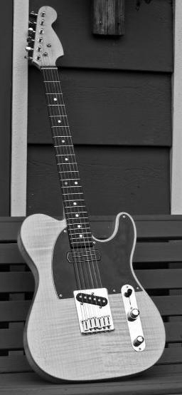 Guitar on Bench